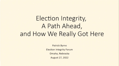 Nebraska Election Integrity Event