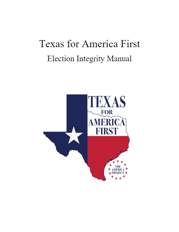 Texas Election Integrity Manual