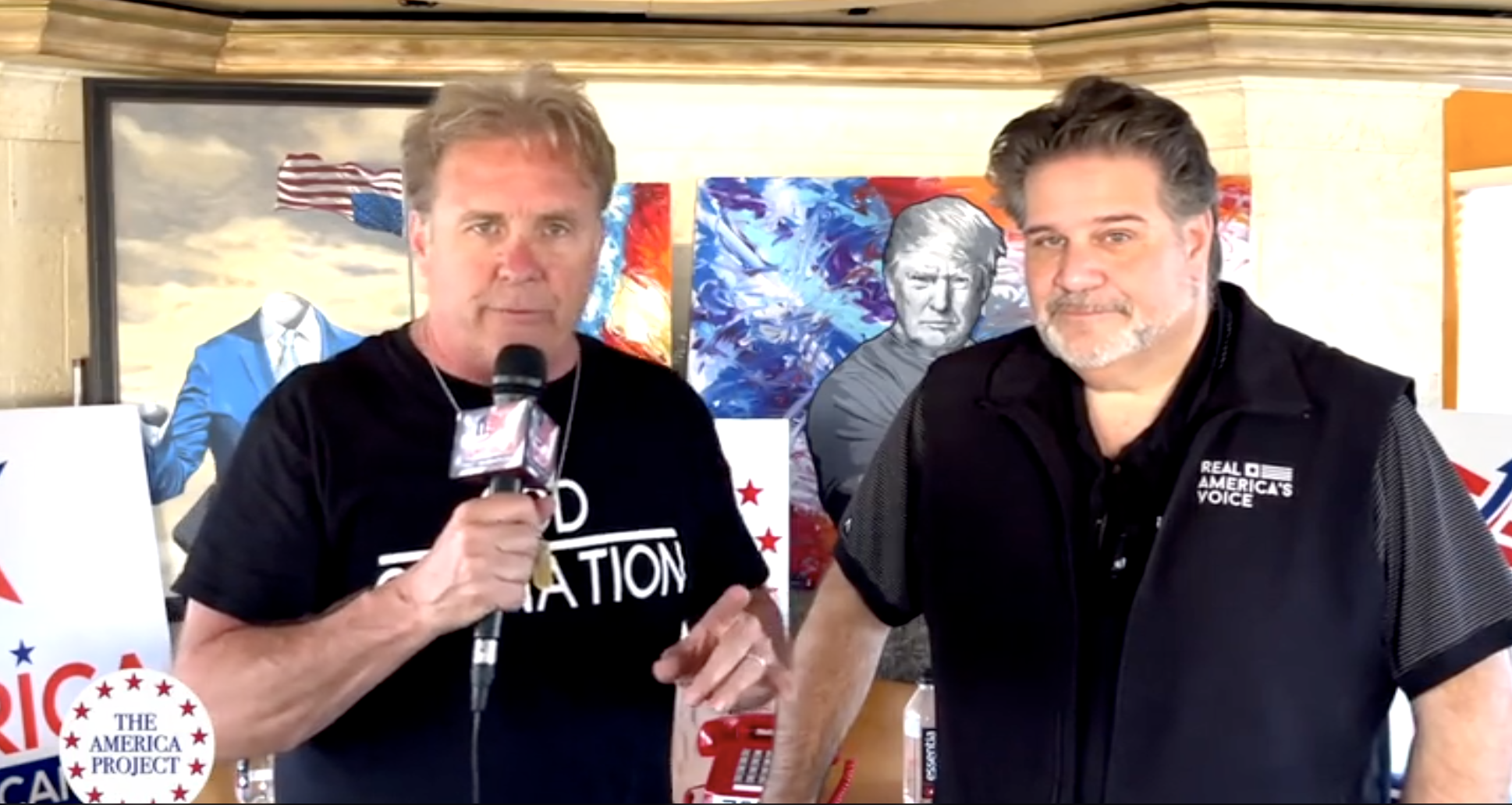 ROAD TRIP w/ JOE THE BOX – Joe and his America First Warehouse team meets Harry Oates, Executive Producer from Real America’s Voice