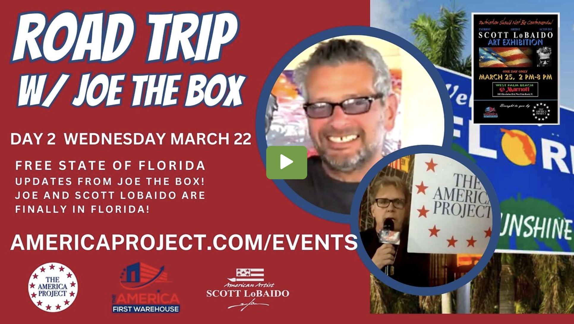 ROAD TRIP w/ JOE THE BOX- SCOTT LOBAIDO SIGHTING!