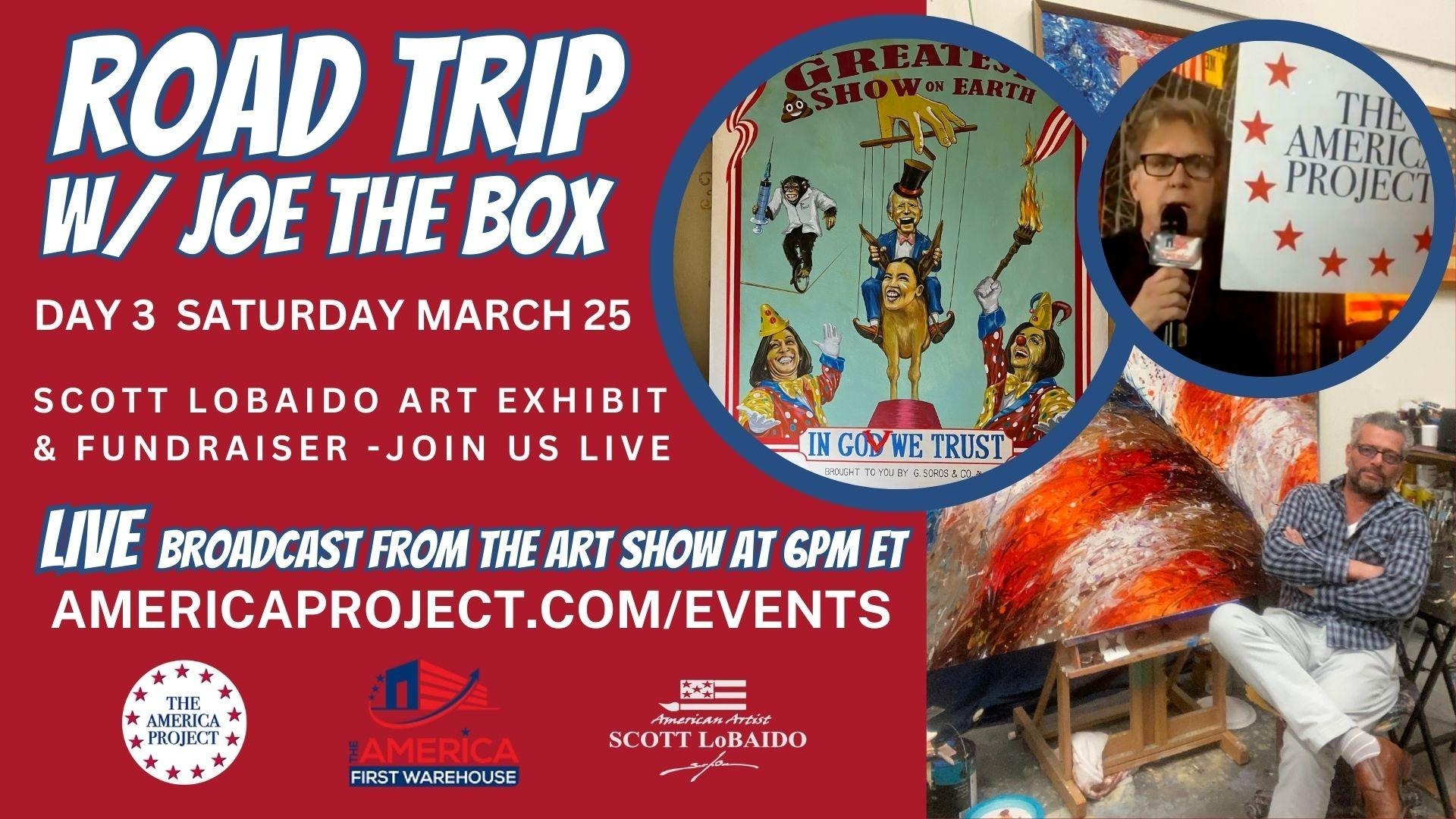 Scott LoBaido Art Exhibition The America Project